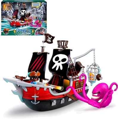 pinypon barco pirata juguete niños 3 4 años